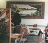 The panel in situ